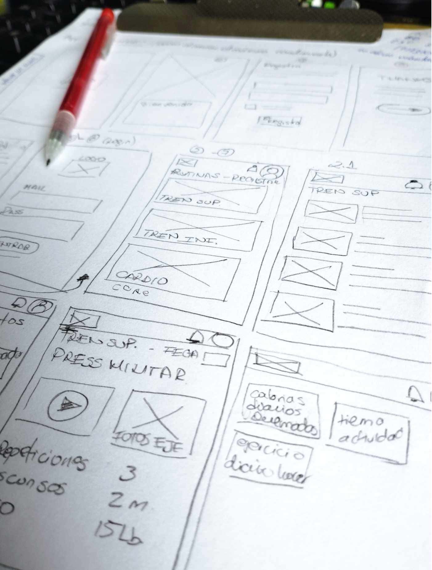 PeakFit App - user flow